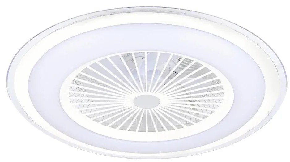 Plafoniera LED dimmerabile con ventola ZONDA LED/48W/230V bianco + TC