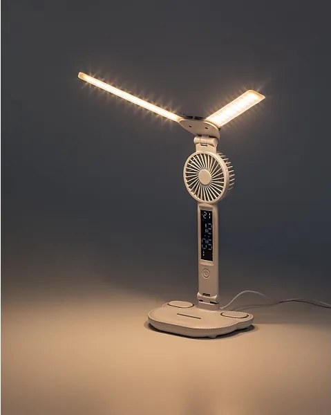 Rabalux 74030 - Lampada da tavolo LED dimmerabile con ventola NOVILO LED/7W/5V