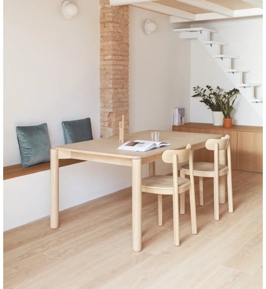 Tavolo da pranzo pieghevole in frassino 160x100 cm Atlas - Teulat