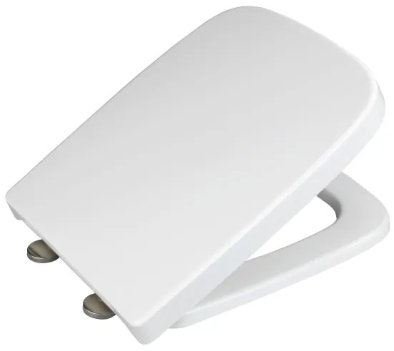 WENKO 24334100-Sedile per WC EXCLUSIVE 46,5x37 cm bianco/argento