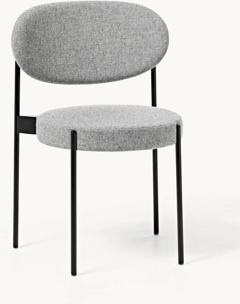 Sedia imbottita in lana Series 430, design Verner Panton