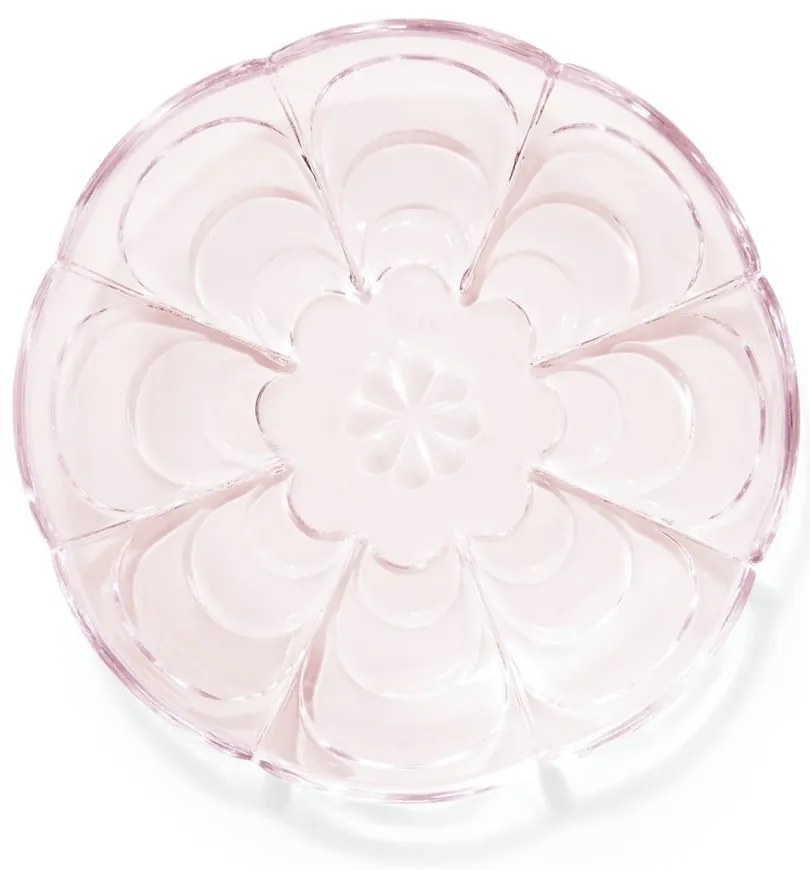Piatti in vetro da dessert rosa chiaro in set di 2 pezzi ø 16 cm Lily - Holmegaard