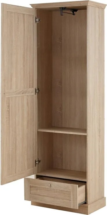 Armadio con ante effetto rovere Bruce - Støraa