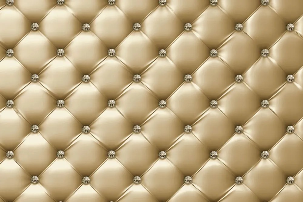 Carta da parati autoadesiva – Eleganza della pelle in oro