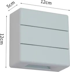 Immax 08521L - Applique LED da esterno LUXLINE 6W/230V 3000K IP54 bianco
