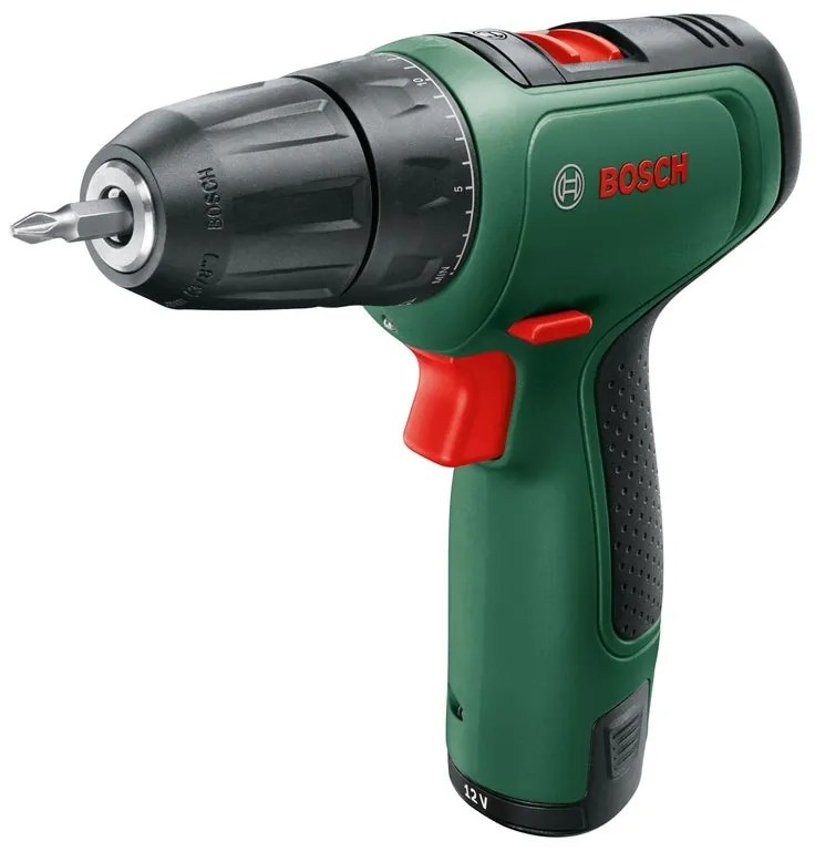 Trapano a percussione a batteria BOSCH EasyDrill 1200 12 V, 1.5 Ah, 1 batteria con valigetta