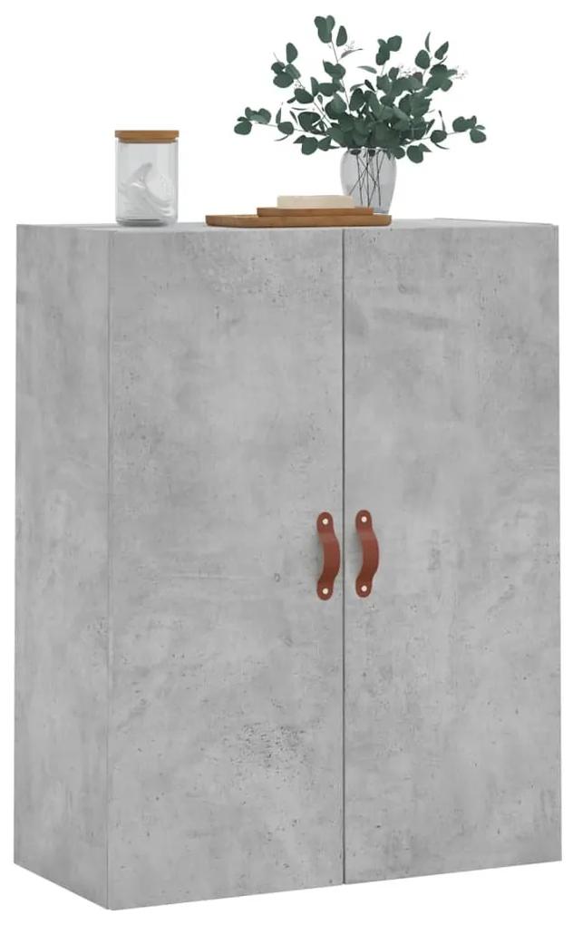 Mobile a parete grigio cemento 69,5x34x90 cm