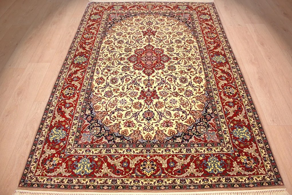 Isfahan Tappeto persiano 150x220 (Iran) Annodato A Mano