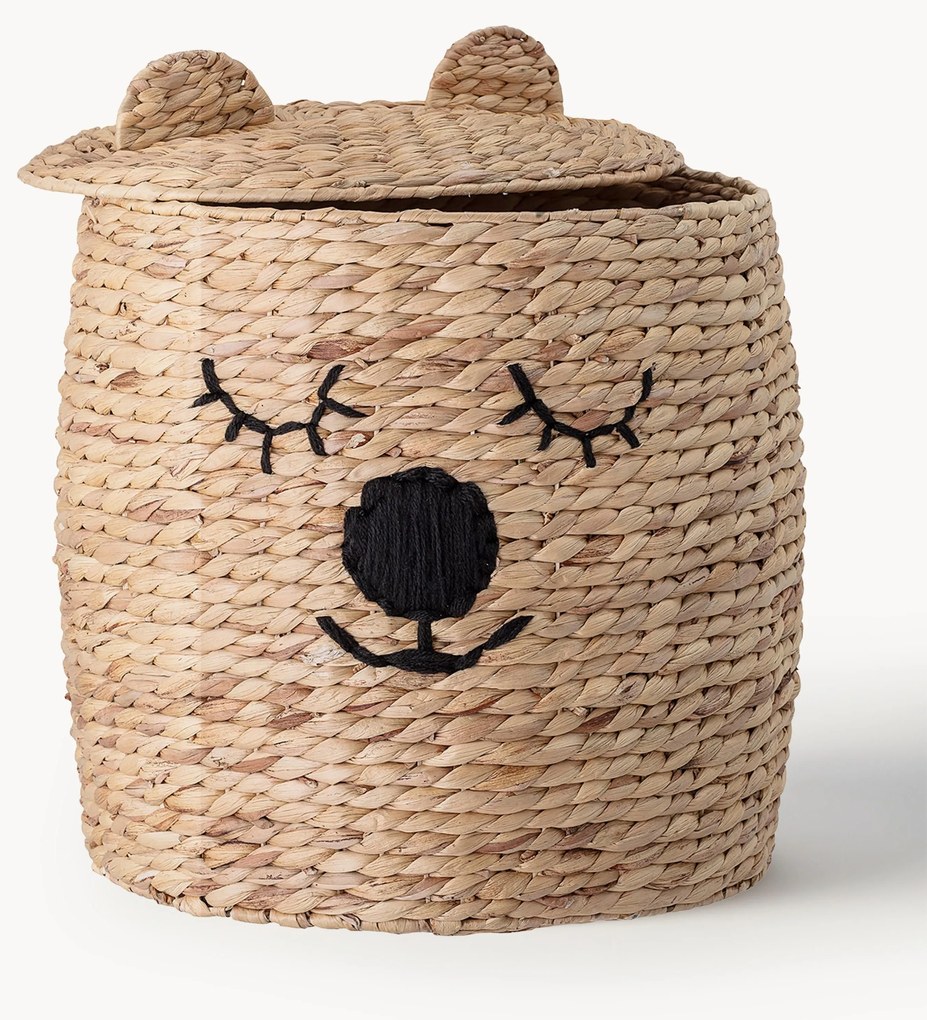 Cesta portaoggetti per bambini con coperchio Bear