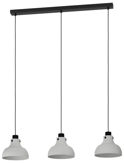 Eglo 43826 - Lampadario a sospensione con filo MATLOCK 3xE27/40W/230V