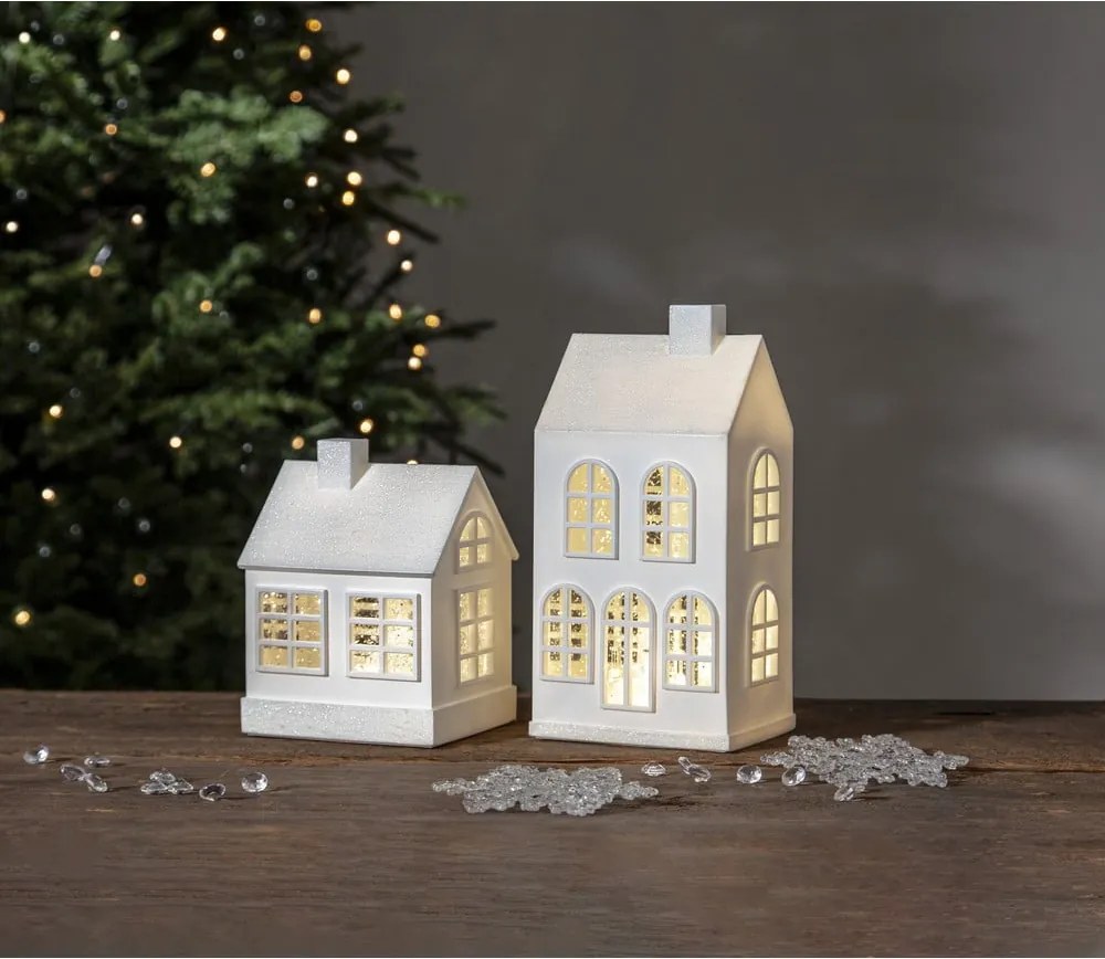 Decorazione luminosa bianca con motivo natalizio Winter - Star Trading