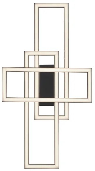 Leuchten Direkt 14697-18 - Lampada da soffitto dimmerabile IVEN LED/24W/230V