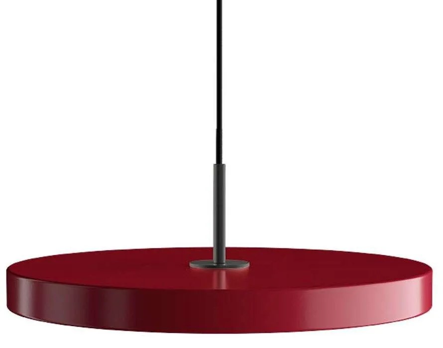 UMAGE - Asteria Lampada a Sospensione Ruby Red/Black Top UMAGE