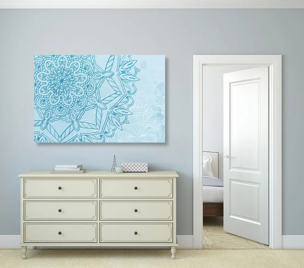 Quadro su tela – Mandala in tema invernale