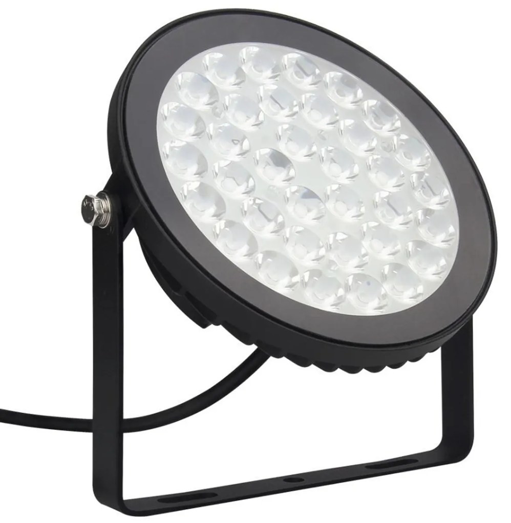 Faro LED 15W RGB+CCT IP66 da Telecomando con Picchetto e Staffa Colore RGB+CCT