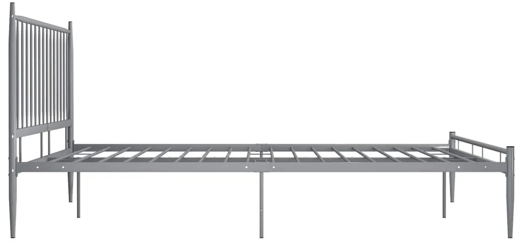 Giroletto grigio in metallo 140x200 cm