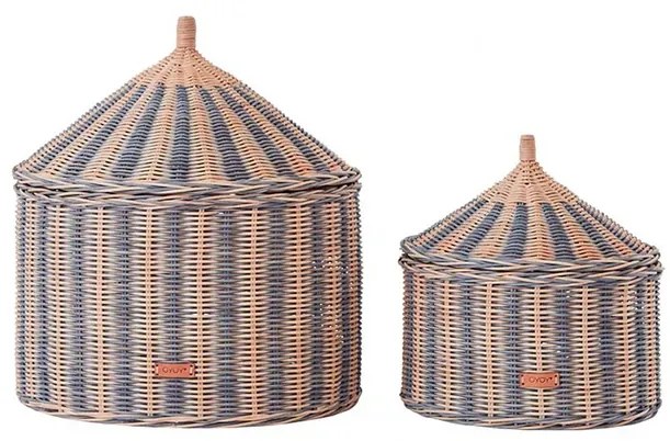 Circus Cestino Set of 2 Blu - OYOY Living Design