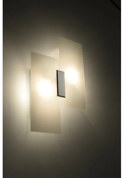 Sollux SL.0197 - Applique FABIANO 2xE27/60W/230V bianco/cromo