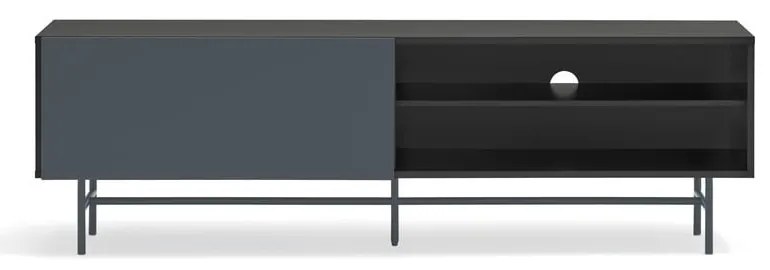 Tavolo TV nero-antracite 180x56 cm Nube - Teulat