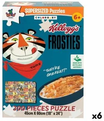 Puzzle Colorbaby Kellogg's Frosties 300 Pezzi 6 Unità 60 x 45 x 0,1 cm
