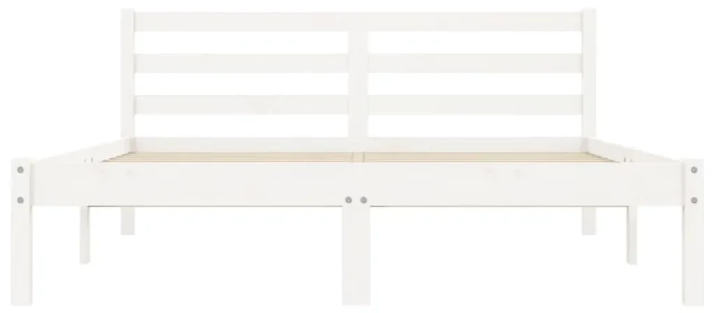 Giroletto bianco 120x200 cm in legno massello di pino