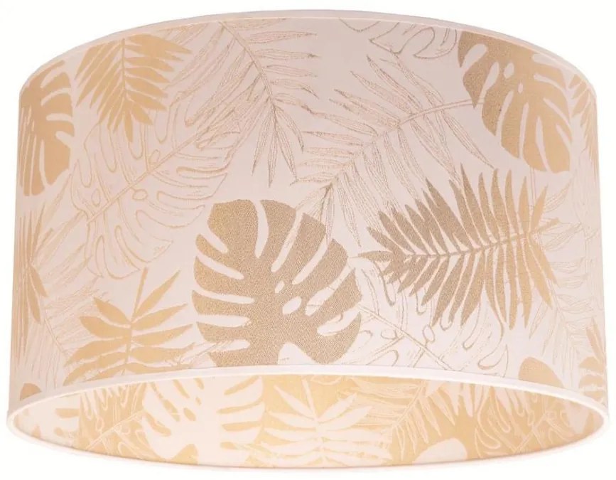 Duolla - Plafoniera ARECA 1xE27/40W/230V diametro 45 cm ottone/bianco