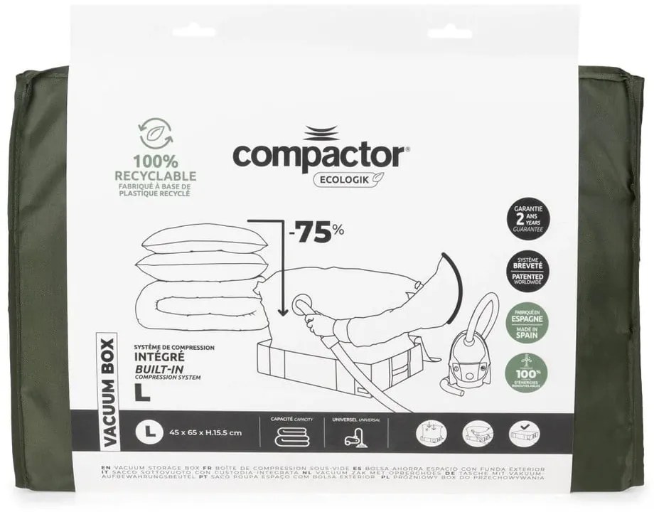 Contenitore verde Oxford, 145 l Ecologik - Compactor