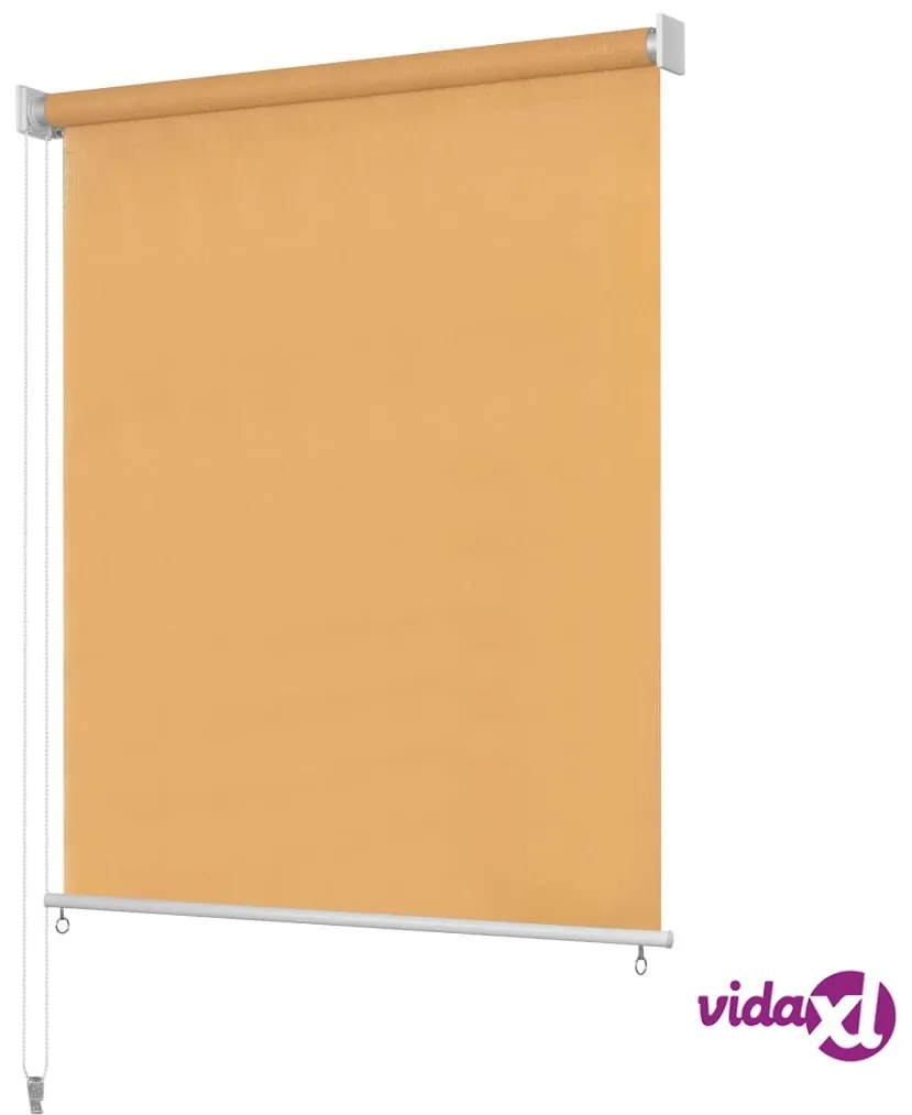 vidaXL Tenda a Rullo per Esterni 120x140 cm Beige