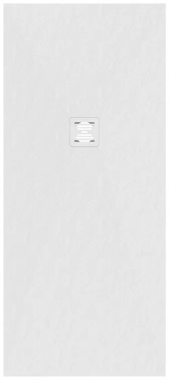 Piatto doccia in carbonato di calcio Horus bianco L 70 x L 160 x H 27 cm opaco effetto marmo