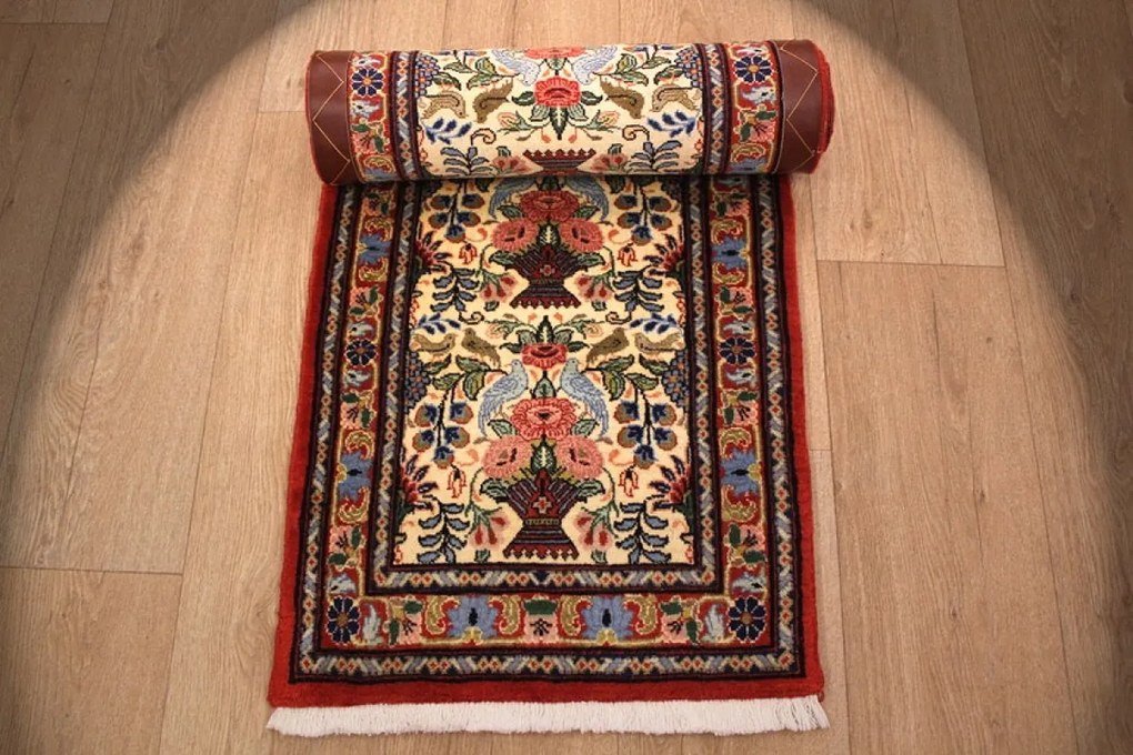 Varamin Tappeto 190 x 50 (Iran) Annodato A Mano