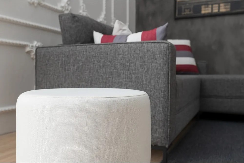 Sgabello bianco Silindir - Balcab Home