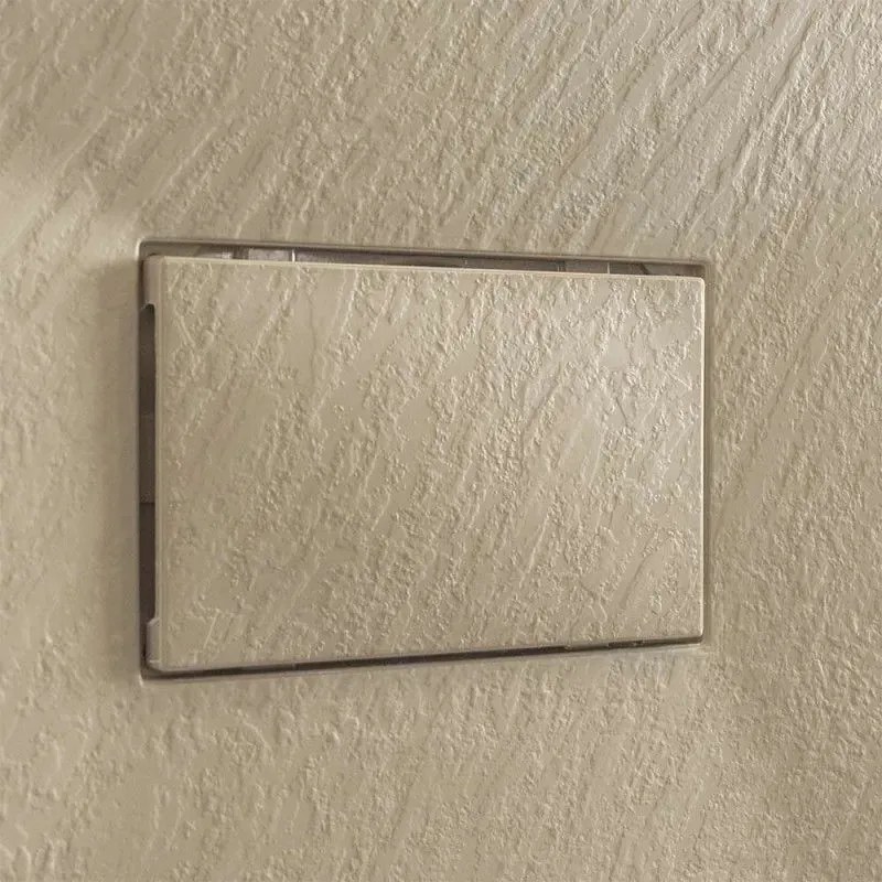 Piatto doccia in resina 70x100 serie Agorà pietra tortora su misura