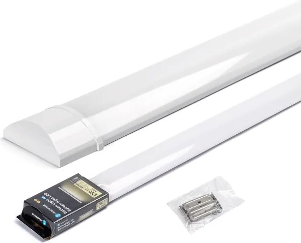 Aigostar - Lampada LED a tubo 30 W, 230 V, 4000 K, 90 cm