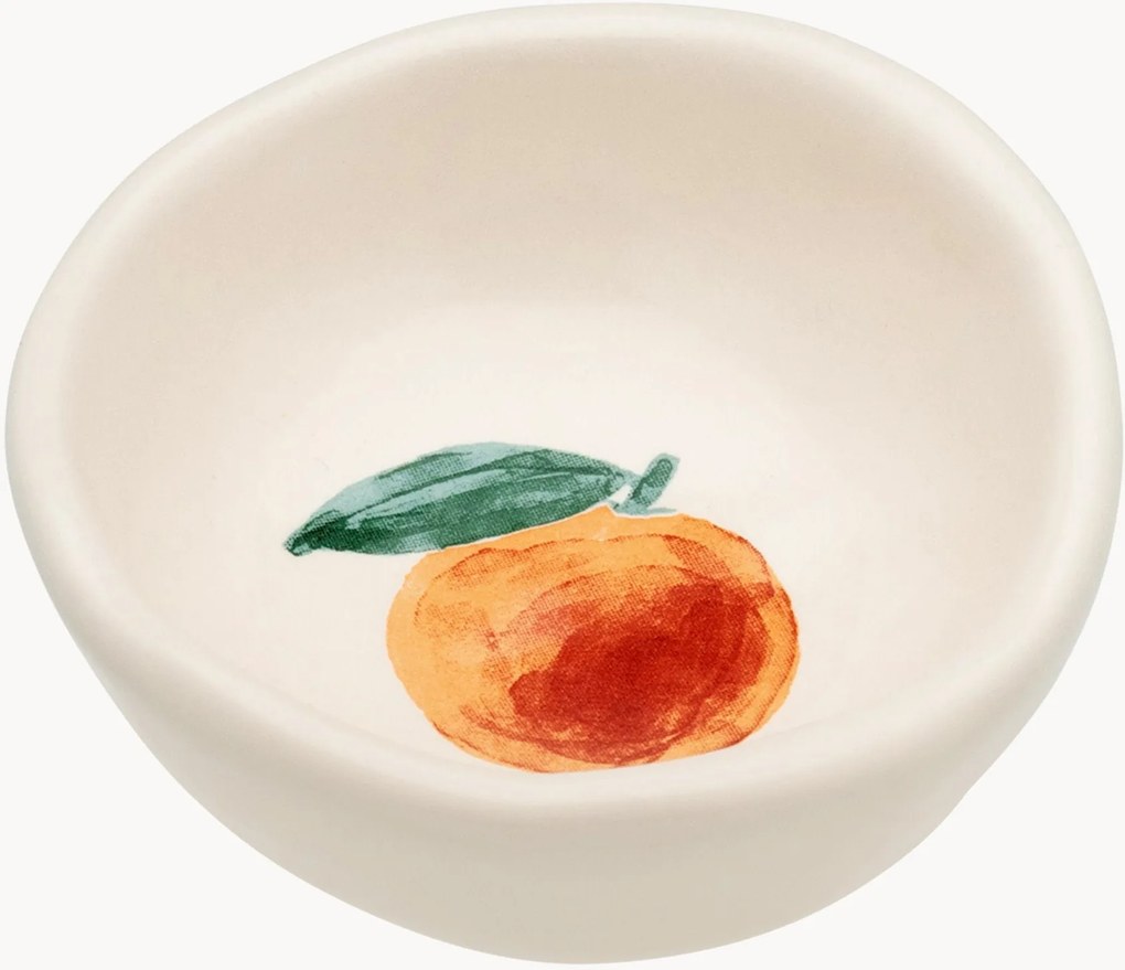 Set di 6 ciotole per snack dipinte a mano Arancia