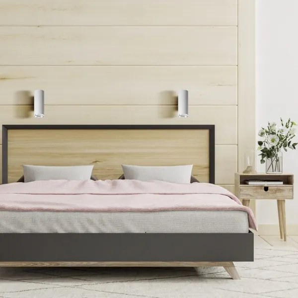 LED RGBW dimmerabile lampada da parete per bagno TURYN 1xGU10/4,8W/230V IP44 bianca