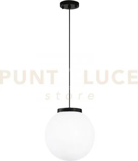 Sospensione polly in fibra di plastica e pmma bianco 1 luce attacco...