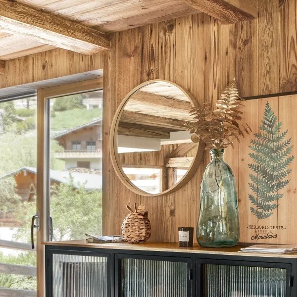 Atmosphera - Specchio da parete LETIZIA diametro 68 cm