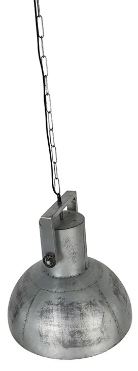 Lampada a sospensione industriale grigia 40 cm - Samia Sabo