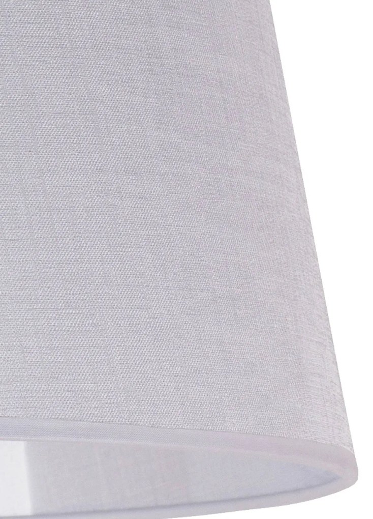 Duolla Paralume Classic L per lampade da terra, bianco/trasparente