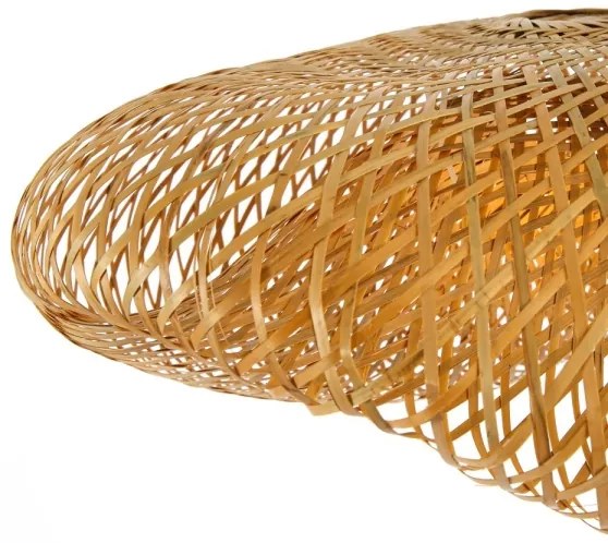 Immax 08270L - Lampadario a sospensione con filo HILO 1xE27/40W/230V diametro 80 cm bambù