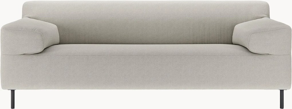 Divano 2 posti grigio polvere/nero freistil180, larg. 202 cm