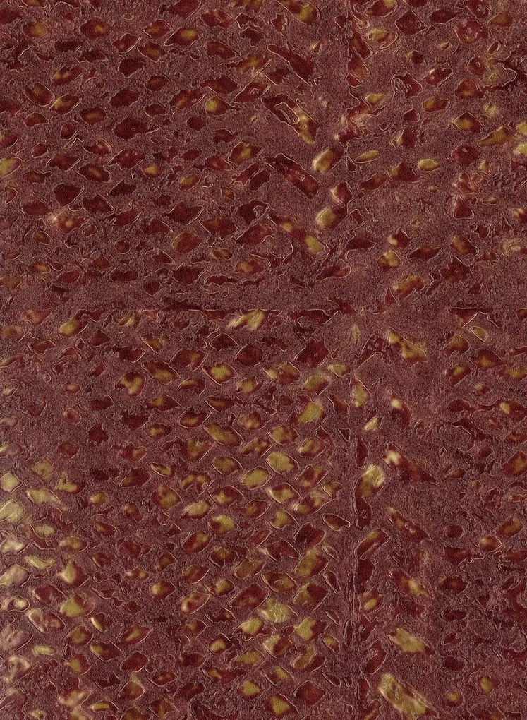 Tapete Laca Salvaje von Elitis - Rot/ Beige