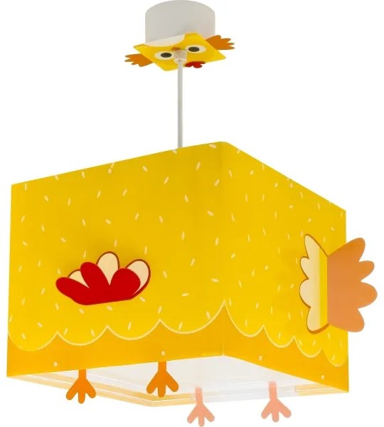 Dalber 64642 - Lampadario per bambini LITTLE CHICKEN 1xE27/15W/230V