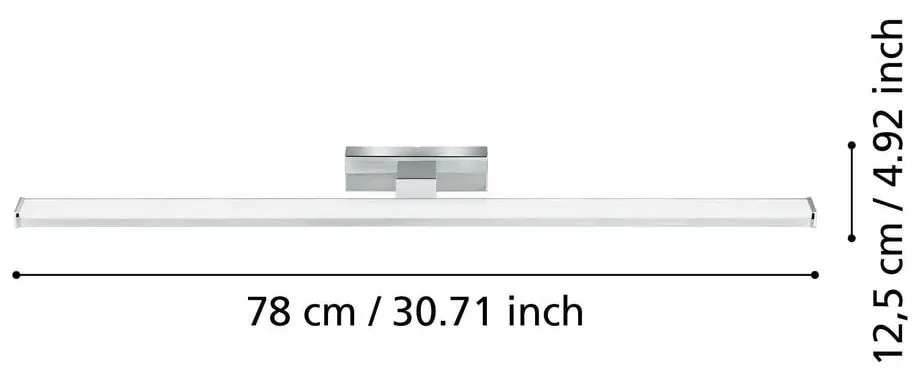 Lampada da parete LED argentata PANDELLA 1 – EGLO