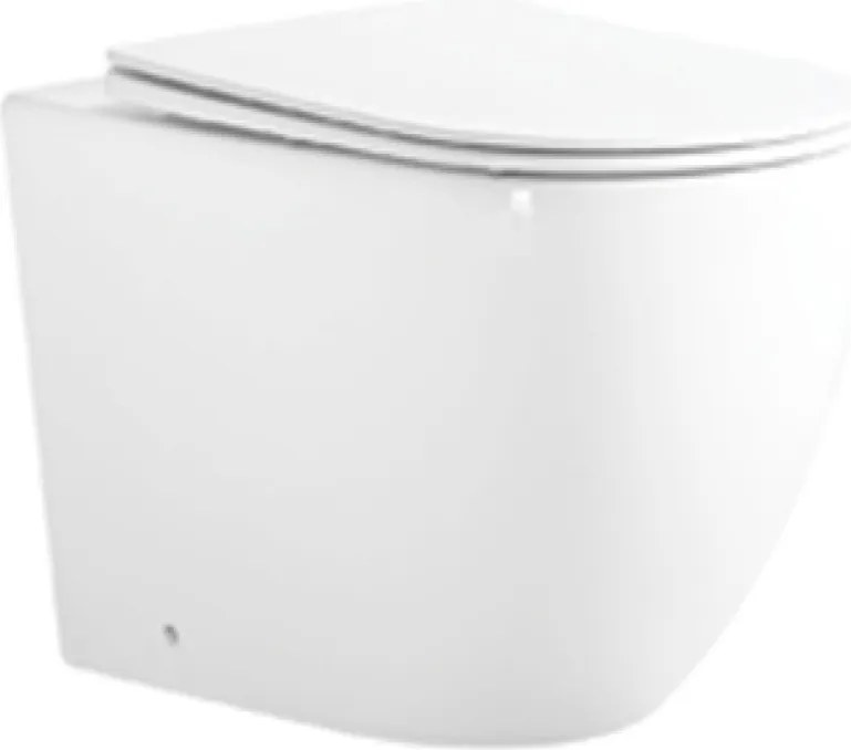 Mexen Lena wc a pavimento Rimless Tornado con sedile a chiusura rallentata slim, duroplast, bianco lucido - 3222T4000