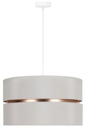 Duolla - Lampadario a sospensione con filo DUO 1xE27/15W/230V diametro 40 cm color crema/oro