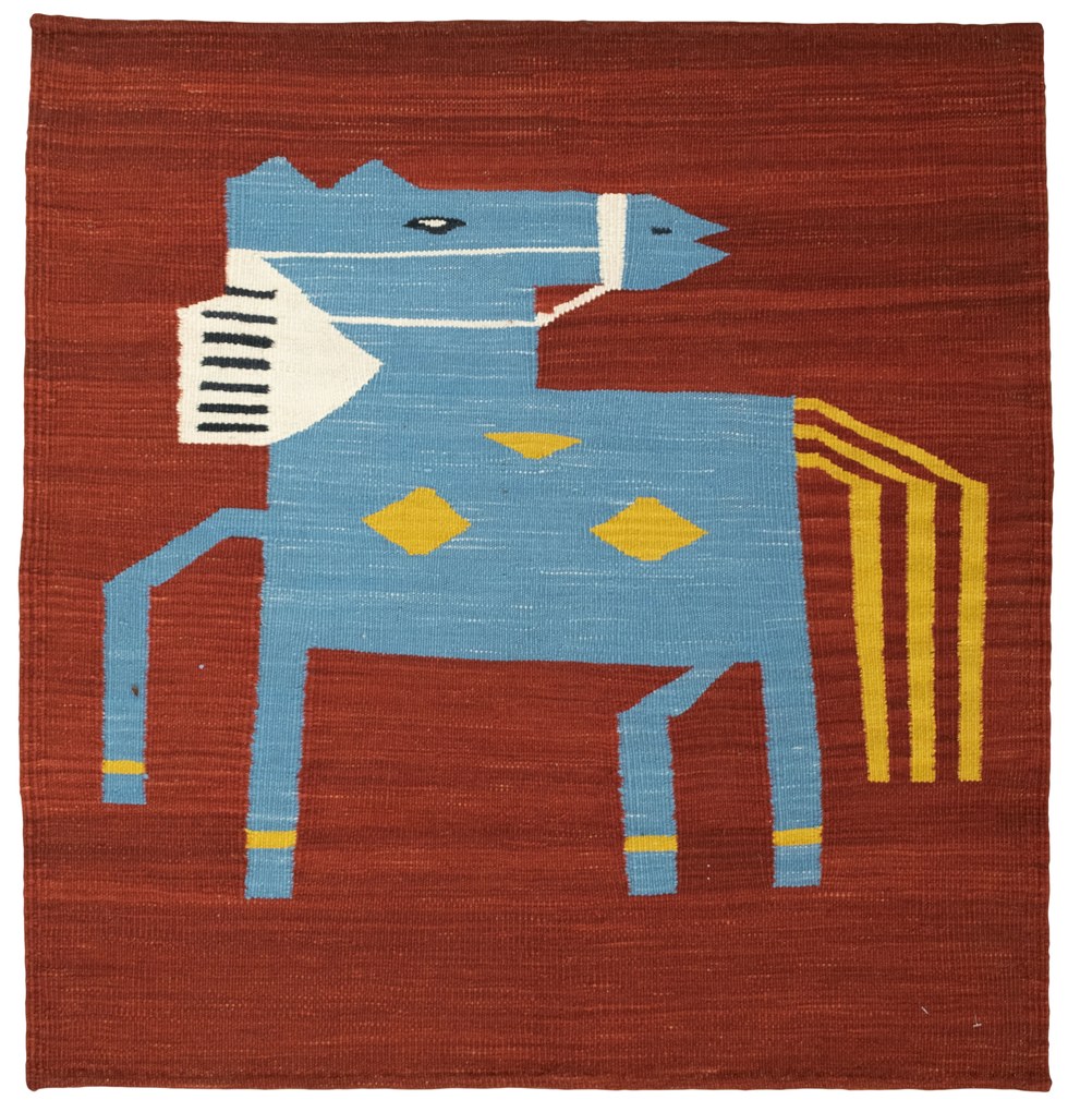 Kilim Tappeto orientale 110x110 (Tacchino) Tessuto A Mano