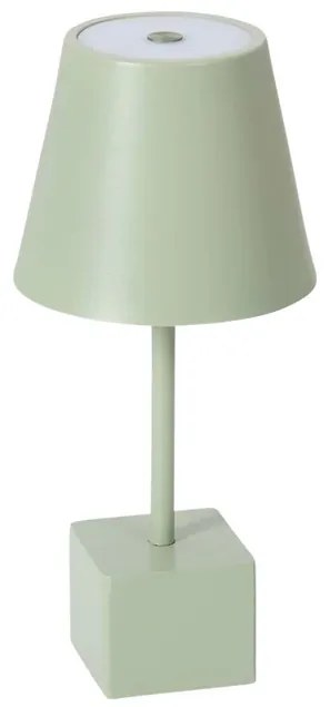 Janea Cube Portable Lampada da Tavolo Dim. IP54 Verde - Lindby