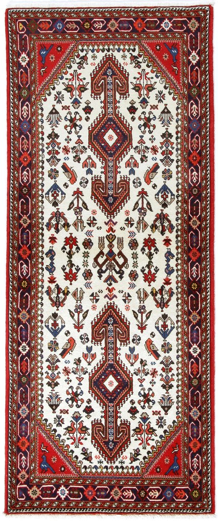 Nasrabad Tappeto persiano 80x200 (Iran) Annodato A Mano