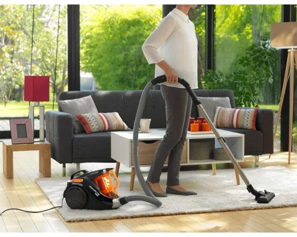 Rowenta - Aspirapolvere senza sacco COMPACT POWER 1,5l 750W/230V nero/arancione